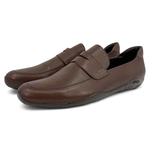 Harrys of London Men\'s Leather Penny Loafer Brown EU47 US13 main image 5